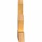 Ekena Millwork Saratoga Rough Sawn Timber Gable Bracket, Western Red Cedar, 60"W x 30"H x 4"D x 6"F, 12/12 Pitch GBW060X30X0406SAR00RWR - alternate 4